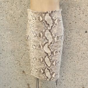 Roberto Cavalli  Snake-Print Pencil Skirt